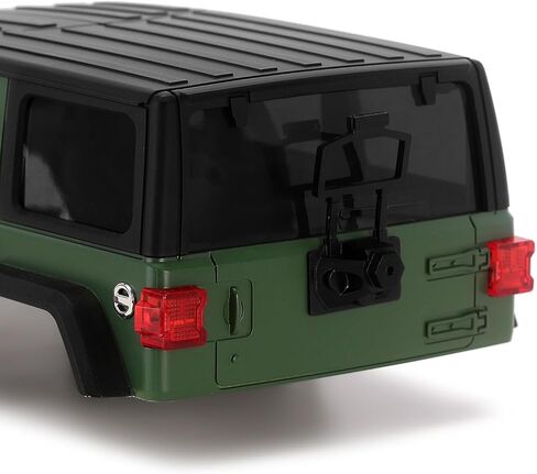 INJORA 6.10in Wheelbase Shell - ABS Hardtop Body Kit with Front Rear Bumpers for TRX4M Bronco Defender (Blue) in Saudi Arabia