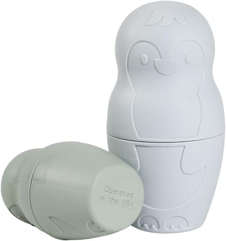 لعبة دمى التعشيش القابلة للتكديس من السيليكون للاطفال الصغار (1+) من بافي بنجوينز: لا توجد أجزاء صغيرة للطفل in Kuwait