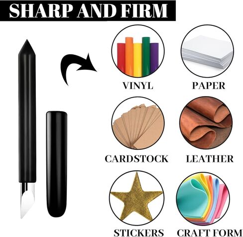 دراجون فلاي دريمز شفرة قطع دقيقة مع غطاء لماكينة كريكت ميكر، غطاء قطع عميق + شفرة قطع عميقة، شفرات صانع لاكسبلور اير 2/ اير 3/ ميكر 3 (4 شفرات) in Kuwait