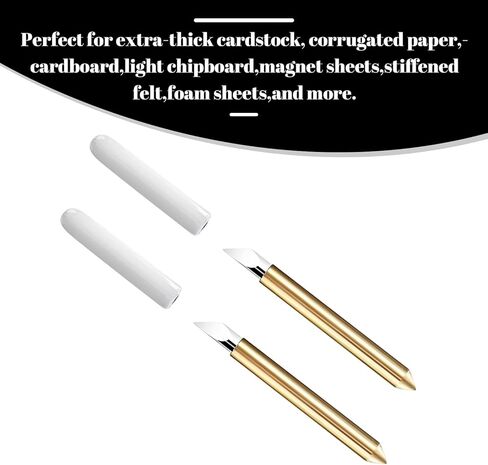 دراجون فلاي دريمز شفرة قطع دقيقة مع غطاء لماكينة كريكت ميكر، غطاء قطع عميق + شفرة قطع عميقة، شفرات صانع لاكسبلور اير 2/ اير 3/ ميكر 3 (4 شفرات) in Kuwait