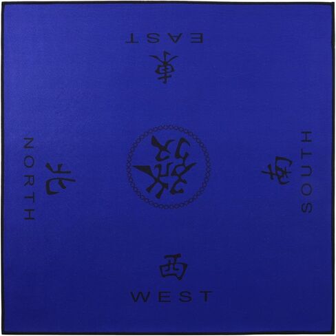 Mahjong Mat, Anti Slip and Noise Reduction Table Cover for Mahjong, Poker, Card Games, Board Games, Slip Resistant Mat,31.5" L x 31.5" W (80cm X 80cm) (Bule) in Kuwait