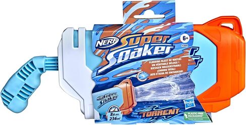 NERF Super Soaker Torrent Water Blaster, Outdoor Water-Blasting Fun for Kids, Teens, & Adults in Saudi Arabia