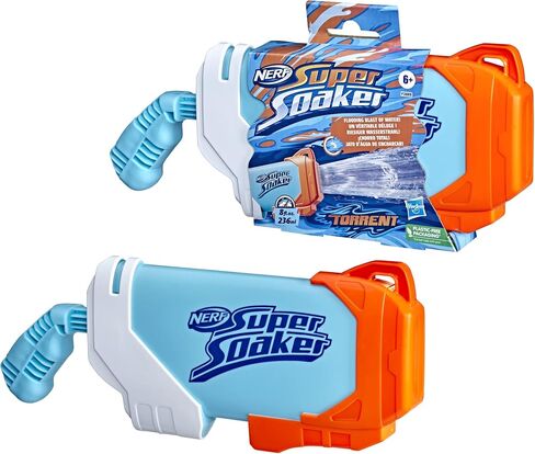 NERF Super Soaker Torrent Water Blaster, Outdoor Water-Blasting Fun for Kids, Teens, & Adults in Saudi Arabia