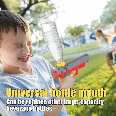 مسدس مياه كهربائي للأطفال، مسدسات مياه قوية - مع خزان مياه كبير السعة قابل للاستبدال، يصل إلى 20 قدمًا، مسدسات رش أوتوماتيكية فائقة الامتصاص للمياه ألعاب حمام السباحة في الهواء الطلق للأولاد والبنات الذين تتراوح أعمارهم بين 8 و12 عامًا in Kuwait