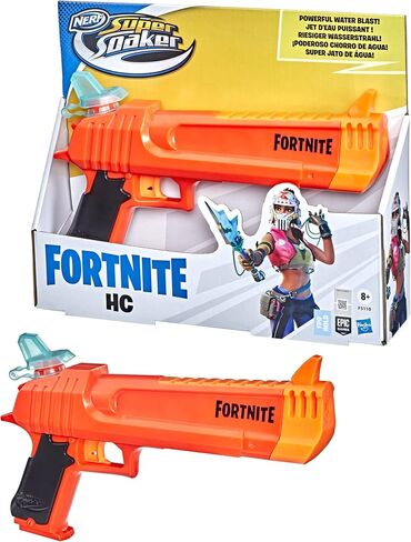 Nerf Super Soaker Fortnite HC Water Blaster, Powerful Water Blast, Trigger Pull, Outdoor Summer Water Battles for Teens, Adults in Saudi Arabia