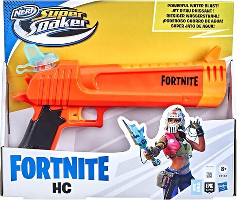 Nerf Super Soaker Fortnite HC Water Blaster, Powerful Water Blast, Trigger Pull, Outdoor Summer Water Battles for Teens, Adults in Saudi Arabia
