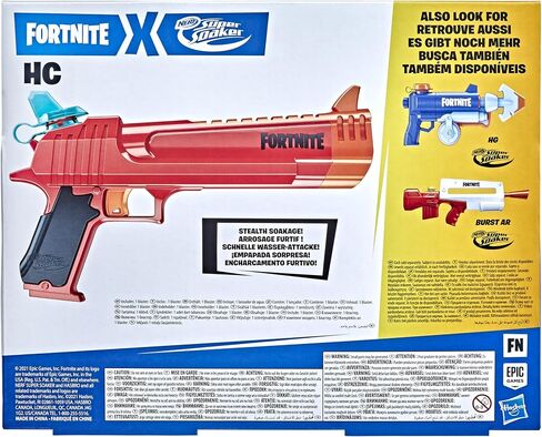 Nerf Super Soaker Fortnite HC Water Blaster, Powerful Water Blast, Trigger Pull, Outdoor Summer Water Battles for Teens, Adults in Saudi Arabia
