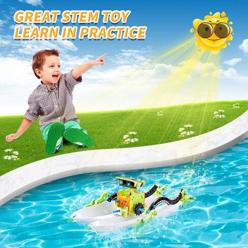 مجموعة أدوات العلوم الروبوتية التي تعمل بالطاقة الشمسية من كيدبال للأطفال من 8 و9 و10 و11 و12 سنة بنين وبنات ألعاب هندسية لبناء مجموعة روبوت خاصة بك في العلوم والتقنية والهندسة وال in Kuwait