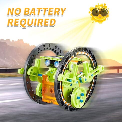 مجموعة أدوات العلوم الروبوتية التي تعمل بالطاقة الشمسية من كيدبال للأطفال من 8 و9 و10 و11 و12 سنة بنين وبنات ألعاب هندسية لبناء مجموعة روبوت خاصة بك في العلوم والتقنية والهندسة وال in Kuwait