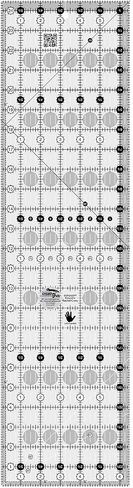 Creative Grids Left Handed Quilt Ruler 6-1/2in x 24-1/2in - CGR24LEFT in Saudi Arabia