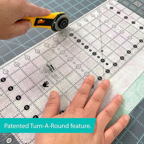 Creative Grids Left Handed Quilt Ruler 6-1/2in x 24-1/2in - CGR24LEFT in Saudi Arabia