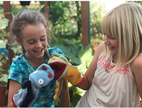 Cate & Levi - Hand Puppet Making Kit - Premium Reclaimed Wool - Machine Washable (Unicorn) in Kuwait