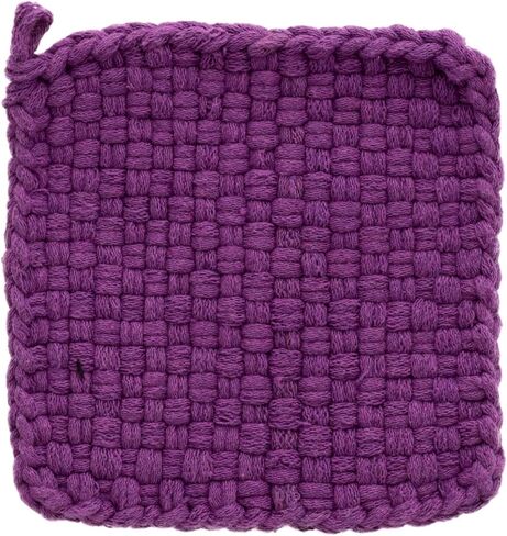 عقد كوب قصير من القطن من فريندلي لوب، 17.78 سم، حلقات بمقاس تقليدي تصنع 2 مسكاجين، حياكة يدوية للأطفال والكبار - خوخي من هاريسفيل ديزاينز in Kuwait