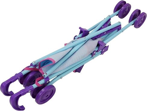 509 Crew 509: Mermaid Doll Umbrella Stroller - Kids Pretend Play Stroller, Easy Fold Storage & Travel, Fits Dolls Up to 18", Ages 3+ (T701028) in Kuwait