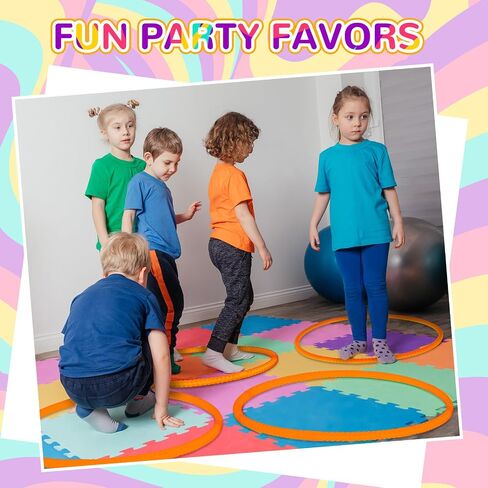 Shappy 6 Pcs Exercise Hoop Set Detachable Adjustable in Saudi Arabia