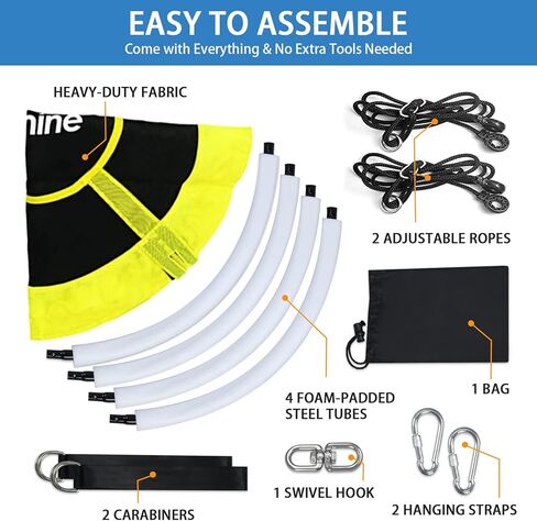 43" Saucer Swing Set und Swing Stand for Porch Outdoor Heavy Duty Swing Frame, Full Steel Metal Frame with 4 Ground Pegs, 71" Height Holds Up to 550lbs in Kuwait