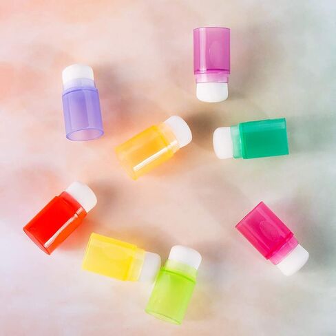 فرش مزج الحبر Yoseng 8 أصابع للطلاء والرسم والحبر وصناعة البطاقات والسلع لطلاء الأصابع، ومقابض مرمزة بالألوان أداة مزج الحبر بألوان قوس قزح (بدون صندوق هدايا) in Kuwait