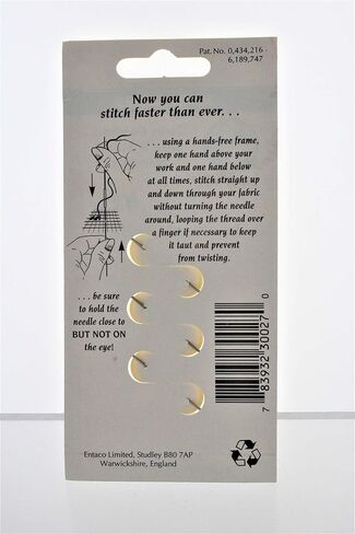 Colonial Needle Twin Pointed Quick Stitch Tapestry Hand Needles, Size 22, 3-Pack in Saudi Arabia
