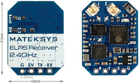 MATEK Mateksys ExpressLRS ELRS 2.4GHz ELRS-R24-D Nano Receiver for RC FPV Micro Mini Freestyle Long Range Racing Drones in Saudi Arabia
