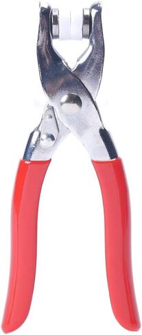 موتزو كماشة يدوية 3/8 انش، مقبض مقبض غطاء حلقة مفتوحة، كماشة كبس تثبيت، كماشة كبس من الستانلس ستيل، لخياطة الملابس والجاكيتات وملابس الجينز والشنط in Kuwait