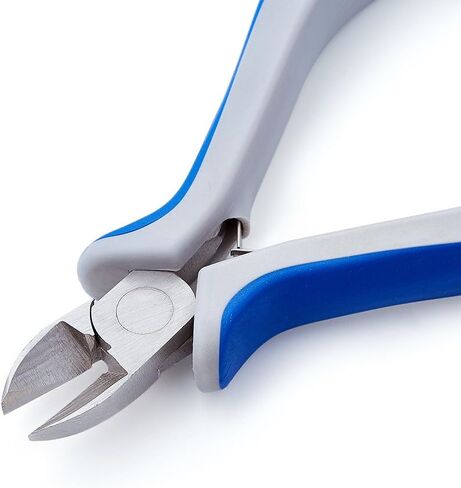 Pandahall 1 قطعة الفولاذ الكربوني المتصلب Ferronickel الجانب قطع سلاسل الذاكرة سلك القاطع مفيد كماشة قطع المجوهرات 4.52x2.28 بوصة in Kuwait