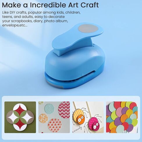 MyArTool Circle Paper Punch, 2 Inch Circle Punches for Paper Crafts, 50mm Circle Hole Punch for Making Scrapbook Pages, Memory Books, Card Making, Journals, Gift Tags, Homemade Confetti in Saudi Arabia