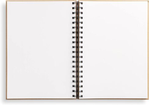 Sketchbook 7 x 10" Kraft Spiral Hardcover Mixed Media Sketchbook for Drawing, Acid-Free Quality Paper (128 pages) (Union Square & Co. Sketchbooks) (Volume 16) in Saudi Arabia