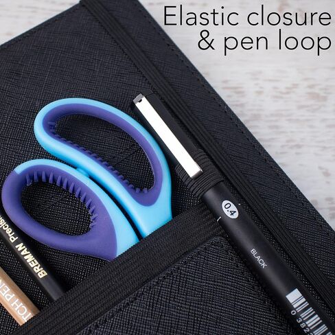 كراسة رسم فنية صغيرة من دبليو بورتمان A5 - 160 صفحة من مجلة الفن - كراسة رسم ورقية سميكة 120 جرام في المتر المربع - دفتر رسم هندسي مضاد للماء - دفتر رسم فني مع جيب وحلقة قلم - لوحة رسم in Kuwait