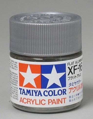 Tamiya 81316 Acrylic XF16 Flat Aluminum 3/4 oz in Saudi Arabia