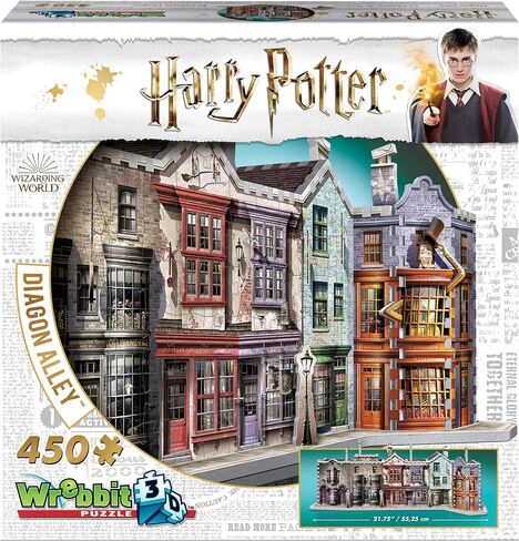 لغز Wrebbit3D Harry Potter Hogwarts Express ثلاثي الأبعاد للمراهقين والبالغين | 460 قطعة أحجية حقيقية | تقنية دعم إسفنجية فريدة من نوعها لتجميع قوي لمحبي هاري بوتر in Kuwait