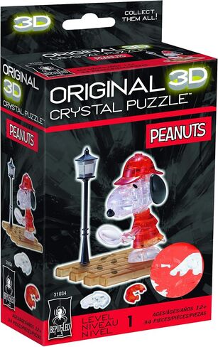 BePuzzled | Peanuts Snoopy Heart Original 3D Crystal Puzzle, Ages 12 and Up in Kuwait