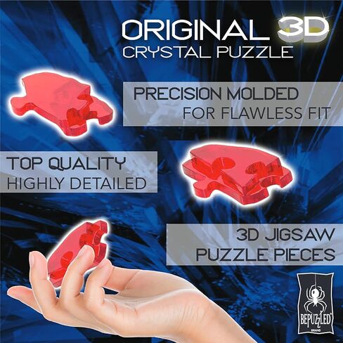 BePuzzled | Peanuts Snoopy Detective Original 3D Crystal Puzzle, Ages 12 and Up, 2.75 x 1.5 x 3.5 inches in Saudi Arabia