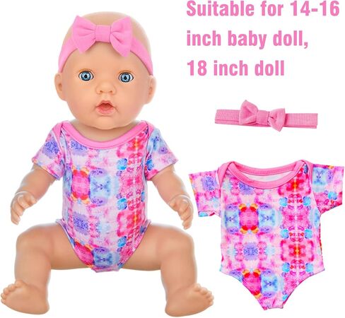 K.T. Fancy 10 PCS Baby Doll Accessories, Baby Doll Feeding and Caring Set Pretend Play Set for Kids Includes Carry Bag, Dinner Plate, Doll Drinking Bottles, Babies Doll Bib (NO Doll) in Kuwait