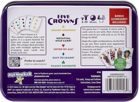 مجموعة ألعاب بلاي مونستر العائلية فايف كراونز للذكرى السنوية الخامسة والعشرين (SME4156) in Kuwait