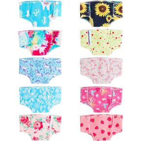 SOTOGO 10 Pieces Doll Diapers Doll Underwear Doll Underpants Doll Accessories for 14-18 Inch Baby Dolls and American Doll