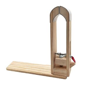 LYFJXX Leather Stitching Pony, DIY Leather Stitching Clamp with PU Leather, Wood Pony Horse Clamp