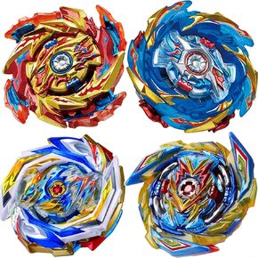 4 Piece Gyros Battle Set Battling Burst Tops with Stickers, Kids Boys Christmas Birthday Party Gift Idea in Kuwait