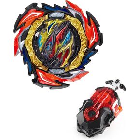 Bey Battling Burst Pro Series B-159 Super Hyperion String Launcher and Grip Pack Set, Right/Left Spin Bey Blades Launcher & Grip with Spinning Top, Kid Toys for 8 Year Old Boys & Girls