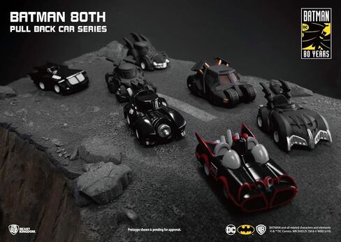 Beast Kingdom Batman 80th Anniversary Series Batmobile 1992 Animated Series Version Pull Back Car, Multicolor in Saudi Arabia