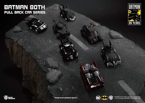 Beast Kingdom Batman 80th Anniversary Series Batmobile 1992 Animated Series Version Pull Back Car, Multicolor in Saudi Arabia
