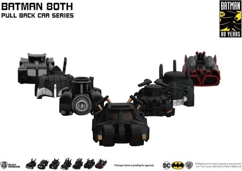 Beast Kingdom Batman 80th Anniversary Series Batmobile 1992 Animated Series Version Pull Back Car, Multicolor in Saudi Arabia
