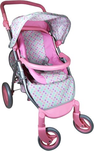 ليسي عربة اطفال بيبي دول مع مقعد سيارة واكسسوارات، متعددة الالوان in Kuwait