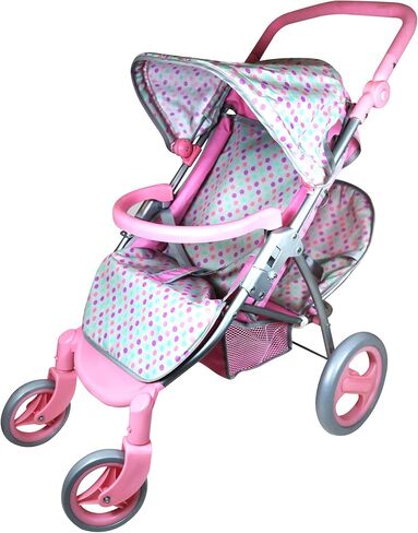 ليسي عربة اطفال بيبي دول مع مقعد سيارة واكسسوارات، متعددة الالوان in Kuwait