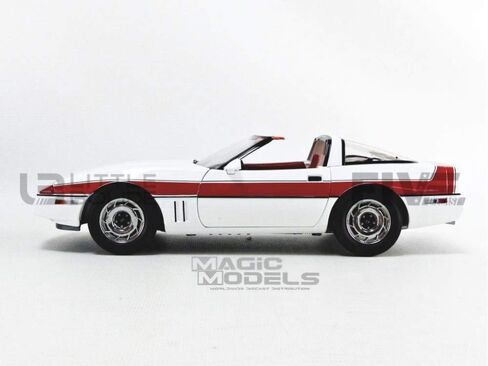 Greenlight 13532 1: 18 The A-Team (1983-87 TV Series) - 1984 Chevrolet Corvette C4 - New Tooling Parts, Multicolor in Saudi Arabia