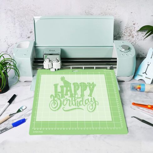 Gwybkq Cutting Mat 12x12 for Cricut 8 Packs Variety Explore Air 2/Air/One/Maker Sticky (Light,Standard,Strong,Fabric) Grip Non-Slip Durable Mats in Kuwait