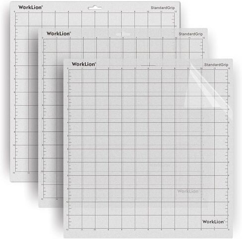 Cutting mat 12x12 for Silhouette Cameo 4/5/3/2/1(6 mats-4 StandardGrip,1LightGrip, 1StrongGrip) Adhesive Non-Slip Cut Mat for Crafts, Quilting, Sewing, Scrapbooking and All Arts in Kuwait