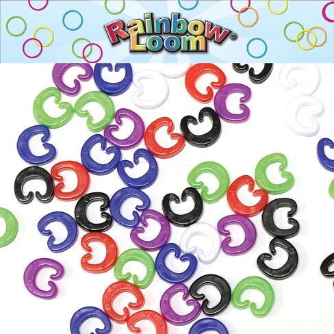 Rainbow Loom® Treasure Box Sparkle Edition، 8000 شريط مطاطي في 8 ألوان براقة مختلفة، ومكافأة مكونة من 2 نول سعيد، أنشطة رائعة للأولاد والبنات بعمر 7 سنوات فما فوق in Kuwait