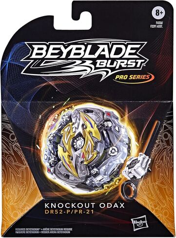 Beyblade Burst Pro Series Knockout Odax Spinning Top Starter Pack - Stamina Type Battling Game Top with Launcher Toy in Kuwait