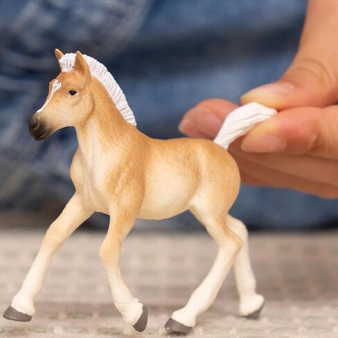 Schleich Horse Club Realistic Haflinger Foal Horse Figurine - Detailed Horse Toy, Durable for Education and Imaginative Play for Girls and Boys, Gift for Kids Ages 5+ in Saudi Arabia