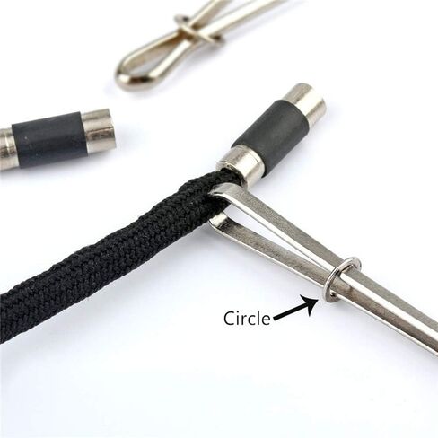 RMISODO 6 Pieces Easy Pull Bodkin Needle Threader Tweezer Metal Bodkin Ribbon Weaving Tool for Elastic Threading Sewing Machine in Kuwait